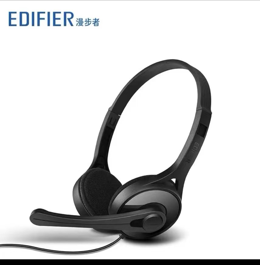 漫步者(EDIFIER) K550 头戴式耳机耳麦 游戏耳机 电脑耳机 办公教育 学习培训 时尚白色